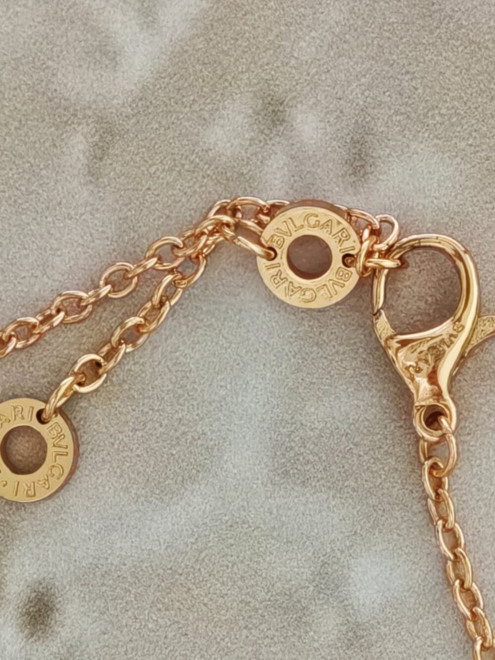 Bvlgari B.zero1 Classic Black Ceramic Rose Gold Chain Necklace Original Box Incl - Picture 6 of 8